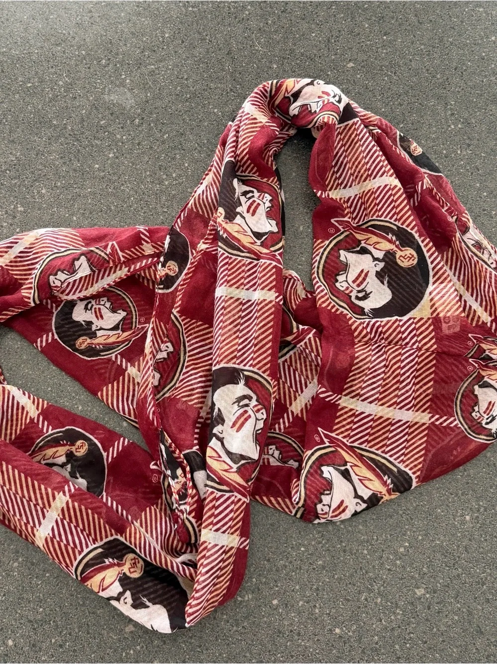 FSU Seminoles Plaid Infinity Scarf – Officially Licensed Forever Collectibles